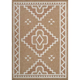 Harper Diamond HRP02 Jute-Look In-Outdoor Natural/Cream Rug