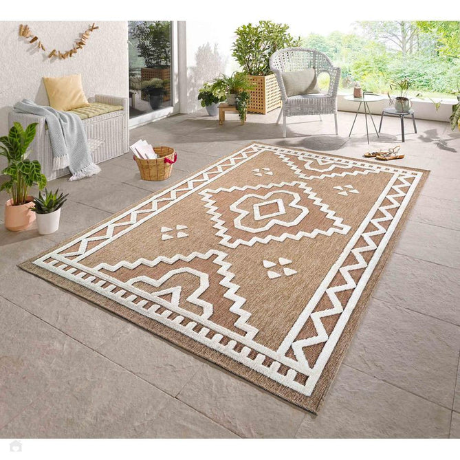 Harper Diamond HRP02 Jute-Look In-Outdoor Natural/Cream Rug-Desire Rugs-Rug Love - The Most Loved Rug Store