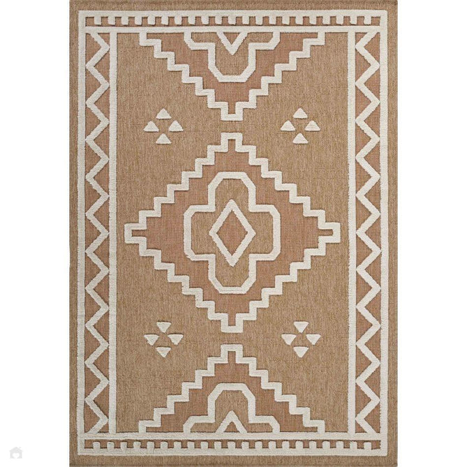Harper Diamond HRP02 Jute-Look In-Outdoor Natural/Cream Rug-Desire Rugs-Rug Love - The Most Loved Rug Store