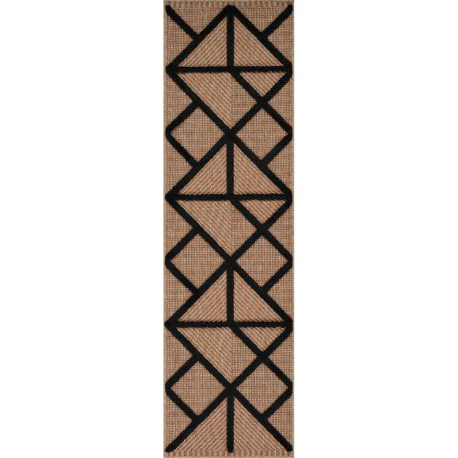 Harper Prism HRP04 Jute-Look In-Outdoor Natural/Black Rug-Desire Rugs-Rug Love - The Most Loved Rug Store