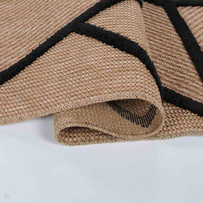 Harper Prism HRP04 Jute-Look In-Outdoor Natural/Black Rug-Desire Rugs-Rug Love - The Most Loved Rug Store