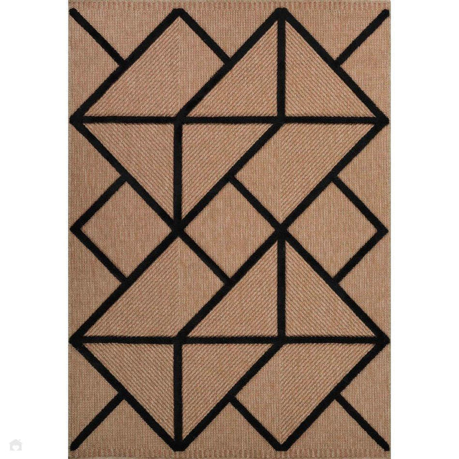 Harper Prism HRP04 Jute-Look In-Outdoor Natural/Black Rug-Desire Rugs-Rug Love - The Most Loved Rug Store