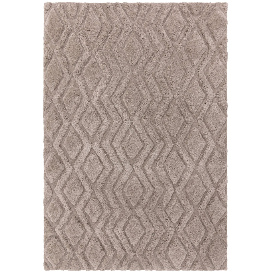 On Sale Harrison Modern Plain Hand-Carved Geometric Hi-Low Plush Soft ...