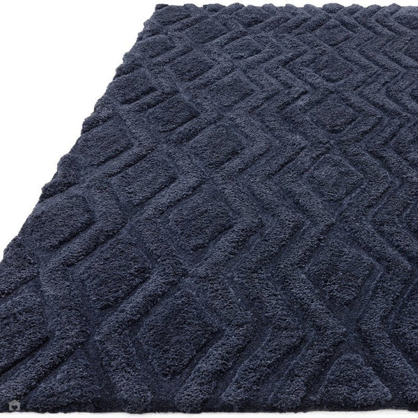 Harrison Navy Rug 120 x 170 cm Lowest Price £159.00 | Rug Love