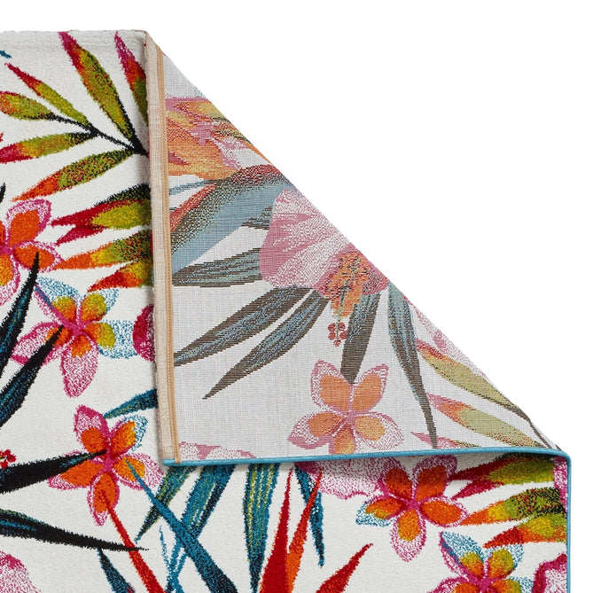 Havana 9574 Modern Floral Botanical Textured Soft Durable Easy-Care Polypropylene Short-Pile Multicolour/Pink/Cream/Green/Blue Rug-Think Rugs-Rug Love - The Most Loved Rug Store