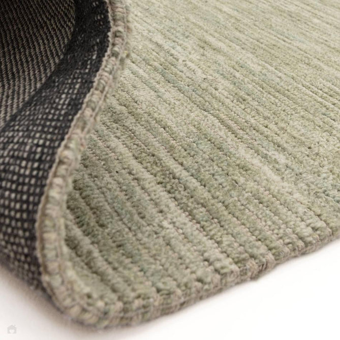 Hazy Modern Plain Ribbed Distressed Textured Hand-Woven Durable Cut & Loop Wool-Blend Flatweave Pistachio Green Rug-Asiatic Carpets-Rug Love - The Most Loved Rug Store