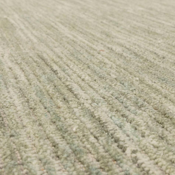 Hazy Modern Plain Ribbed Distressed Textured Hand-Woven Durable Cut & Loop Wool-Blend Flatweave Pistachio Green Rug-Asiatic Carpets-Rug Love - The Most Loved Rug Store