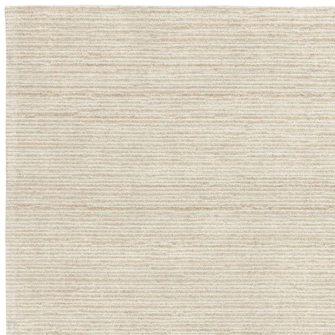 Hazy Modern Plain Ribbed Distressed Textured Hand-Woven Durable Cut & Loop Wool-Blend Flatweave Putty Rug-Asiatic Carpets-Rug Love - The Most Loved Rug Store