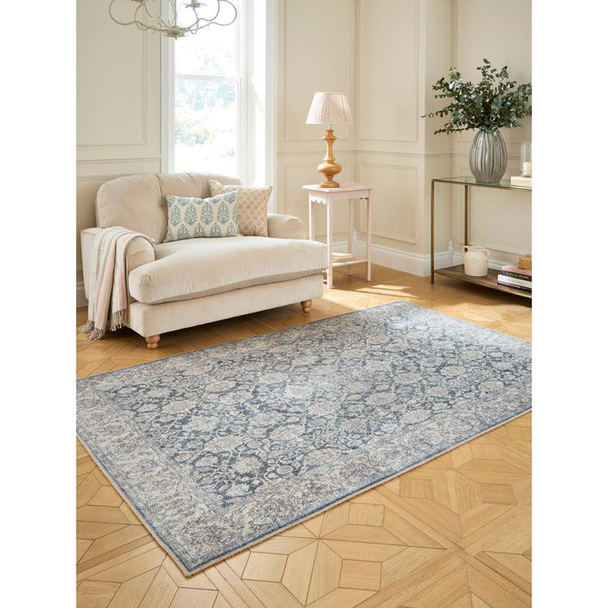Washable Heirloom 0452 Rust/Cream Rug