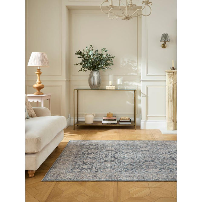 Washable Heirloom 0452 Rust/Cream Rug
