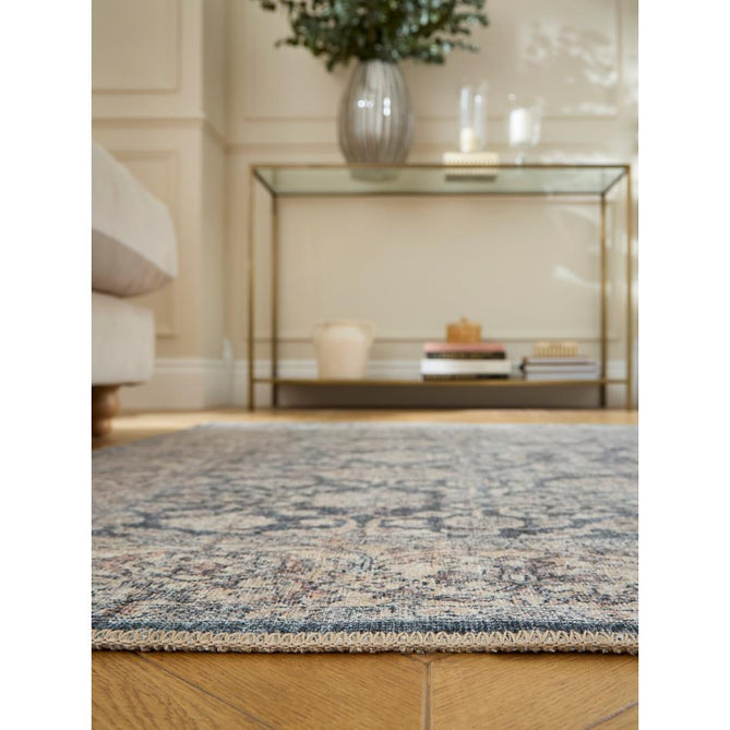 Washable Heirloom 0452 Rust/Cream Rug