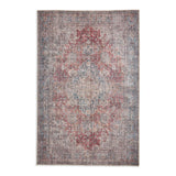 Washable Heirloom 1077 Rust/Teal Rug
