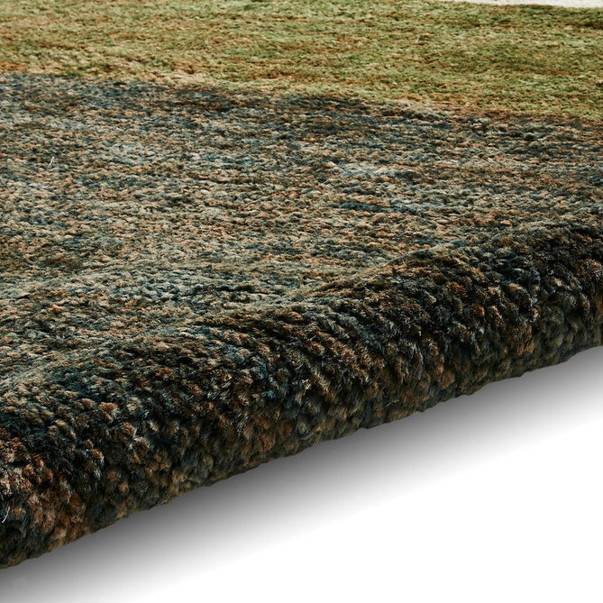 Hemp 23373 Modern Geometric Hand-Knotted Natural Fibre Heavyweight High-Density Durable Textured Blue/Green/Beige/Brown/Multicolour Rug-Think Rugs-Rug Love - The Most Loved Rug Store