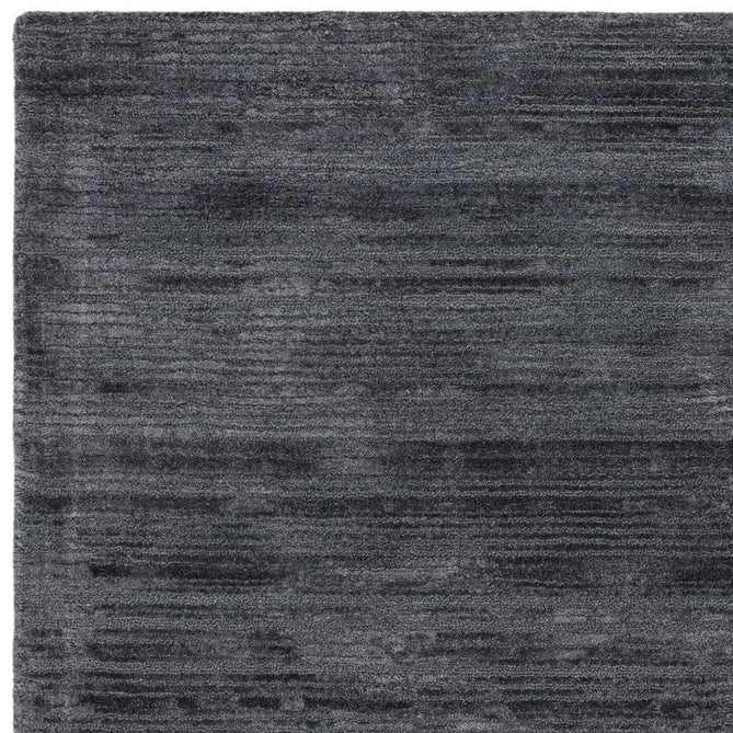 Henley Modern Plain Subtle Irregular Lines Metallic Shimmer Hand-Woven Textured Hi-Low Loop Pile Wool&Viscose Blend Petrol Blue/Charcoal Grey/Steel Blue/Slate Grey Rug-Asiatic Carpets-Rug Love - The Most Loved Rug Store