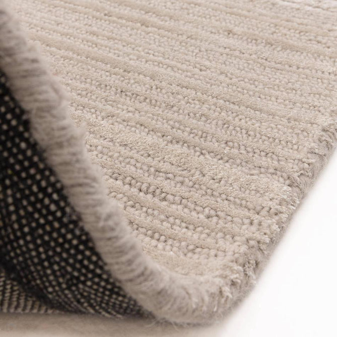 Henley Modern Plain Subtle Irregular Lines Metallic Shimmer Hand-Woven Textured Hi-Low Loop Pile Wool&Viscose Blend Putty Beige/Oyster Cream/Stone Taupe/Warm Sand Rug-Asiatic Carpets-Rug Love - The Most Loved Rug Store