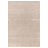 Henley Modern Plain Subtle Irregular Lines Metallic Shimmer Hand-Woven Textured Hi-Low Loop Pile Wool&Viscose Blend Putty Beige/Oyster Cream/Stone Taupe/Warm Sand Rug