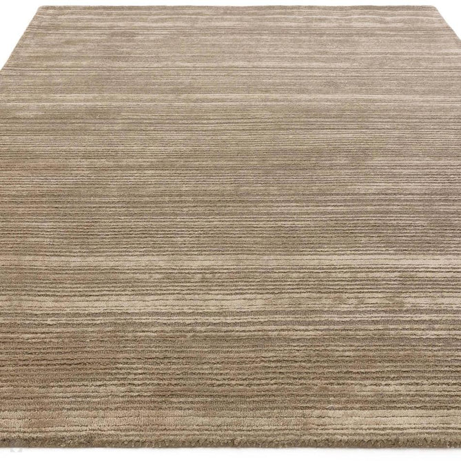 Henley Modern Plain Subtle Irregular Lines Metallic Shimmer Hand-Woven Textured Hi-Low Loop Pile Wool&Viscose Blend Sage Green/Olive Grey/Stone Taupe/Silver Rug-Asiatic Carpets-Rug Love - The Most Loved Rug Store