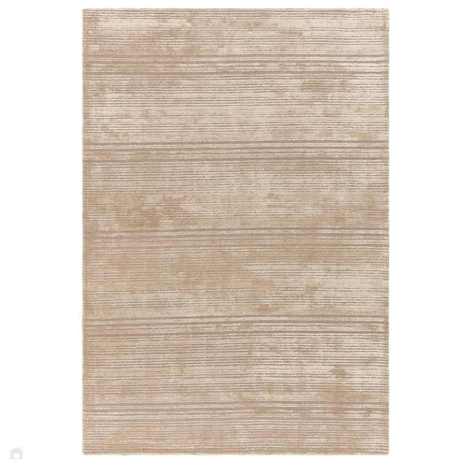Henley Modern Plain Subtle Irregular Lines Metallic Shimmer Hand-Woven Textured Hi-Low Loop Pile Wool&Viscose Blend Sand Beige/Taupe/Stone/Ivory Rug-Asiatic Carpets-Rug Love - The Most Loved Rug Store