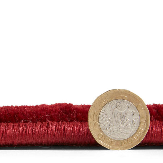 Heritage 4400 Traditional Medallion Floral Tonal Vine Border Soft Carved Hi-Low Durable Polypropylene Deep Red/Golden Beige/Cream Rug-Think Rugs-Rug Love - The Most Loved Rug Store