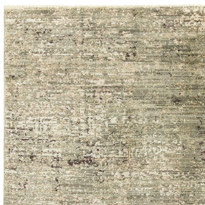 Heriz HE06 Patina Traditional Persian Vintage Distressed Shimmer Tonal Textured Hi-Lo Space-Dyed Polyester Low-Profile Short Pile Green Rug-Asiatic Carpets-Rug Love - The Most Loved Rug Store