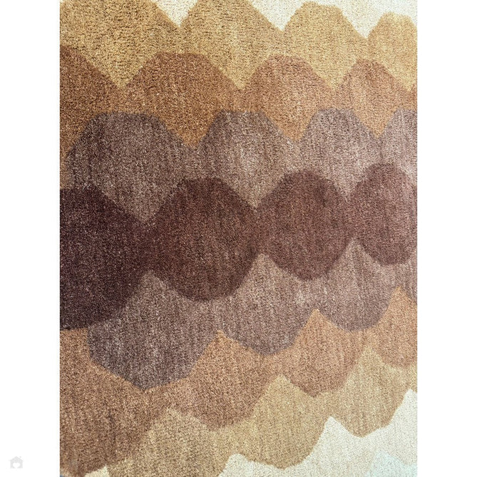 Hive Modern Geometric Hexagonal Ombre Gradient Hand-Woven Wool Low Profile Short Pile Rust/Beige/Terra/Brown Rug-Asiatic Carpets-Rug Love - The Most Loved Rug Store