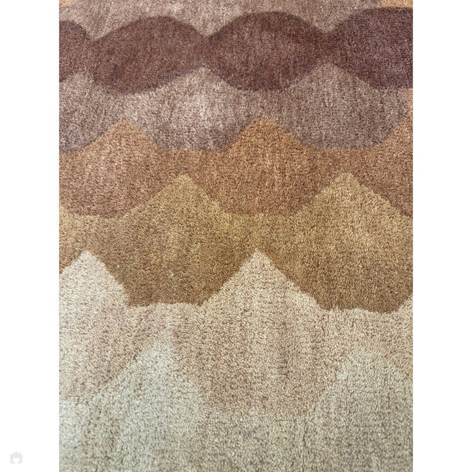 Hive Modern Geometric Hexagonal Ombre Gradient Hand-Woven Wool Low Profile Short Pile Rust/Beige/Terra/Brown Rug-Asiatic Carpets-Rug Love - The Most Loved Rug Store