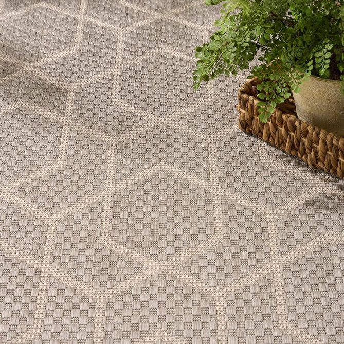 Horizon HOZ01 Modern Geometric Durable Stain-Resistant Weatherproof Flatweave In-Outdoor Grey Rug-Nourison-Rug Love - The Most Loved Rug Store