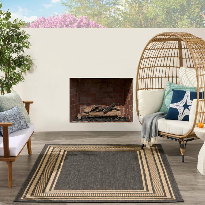 Horizon In-Outdoor HOZ03 Charcoal Rug-Nourison-Rug Love - The Most Loved Rug Store