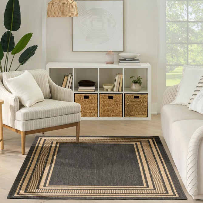 Horizon In-Outdoor HOZ03 Charcoal Rug-Nourison-Rug Love - The Most Loved Rug Store