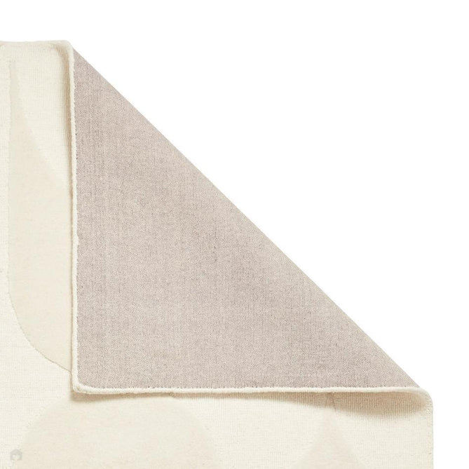 Hudson Bay 24143 Modern Plain Geometric Overlapping Semi-Circle Curved Arcs Hand-Woven High-Density Textured Carved Hi-Lo 3D Effect Cut & Loop Wool Pile Ivory Rug-Think Rugs-Rug Love - The Most Loved Rug Store
