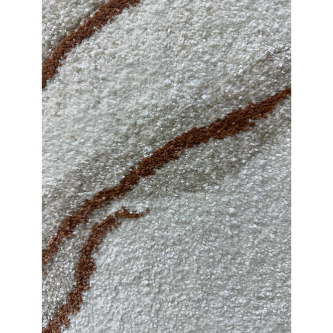 Mirage Quartz Modern Abstract Soft Hi-Lo Textured High-Density Pile Ivory/Taupe/Beige/Terracotta Rug