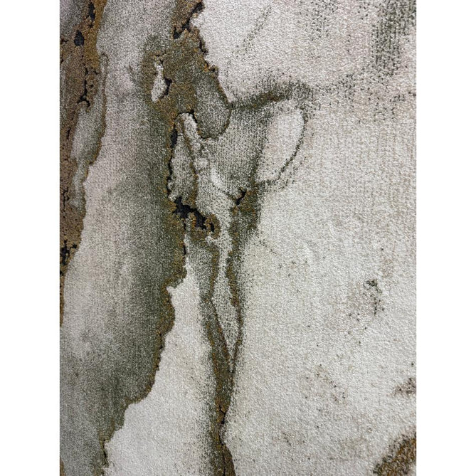 Mirage Oasis Modern Abstract Soft Hi-Lo Textured High-Density Pile Ivory/Moss Green/Ochre/Charcoal/Grey Rug
