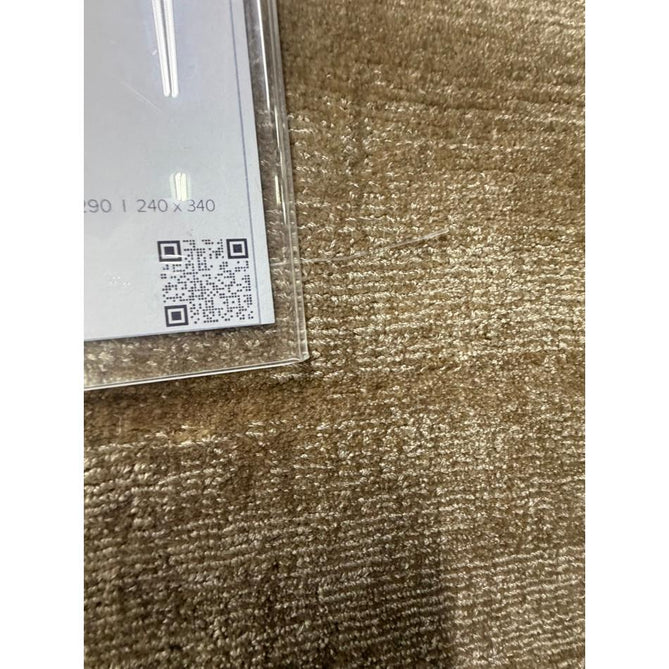 Blade Modern Plain Distressed Tonal Metallic Shimmer Hand-Woven Soft Textured Tip Sheared Loop Pile Silky Viscose Flatweave Soft Warm Golden Beige Rug
