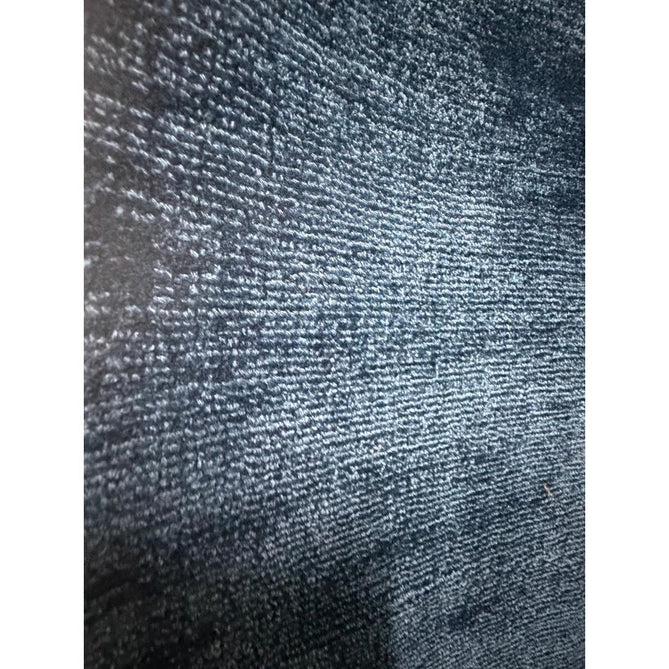 Blade Modern Plain Distressed Tonal Metallic Shimmer Hand-Woven Soft Textured Tip Sheared Loop Pile Silky Viscose Flatweave Teal Rug