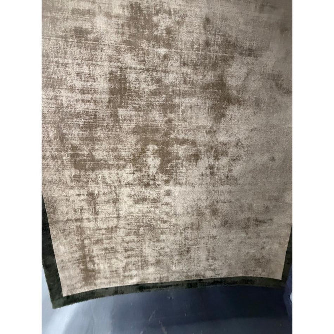 Blade Slim Border Modern Plain Distressed Tonal Metallic Shimmer Hand-Woven Soft Textured Tip Sheared Loop Pile Silky Viscose Flatweave Sage/Olive Green Border Rug