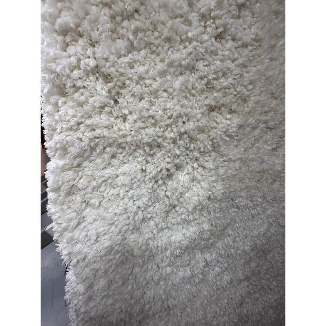 Barnaby Super Plush Heavyweight High-Density Luxury Hand-Woven Super Soft-Touch High-Pile Plain Polyester Shaggy Off White Rug