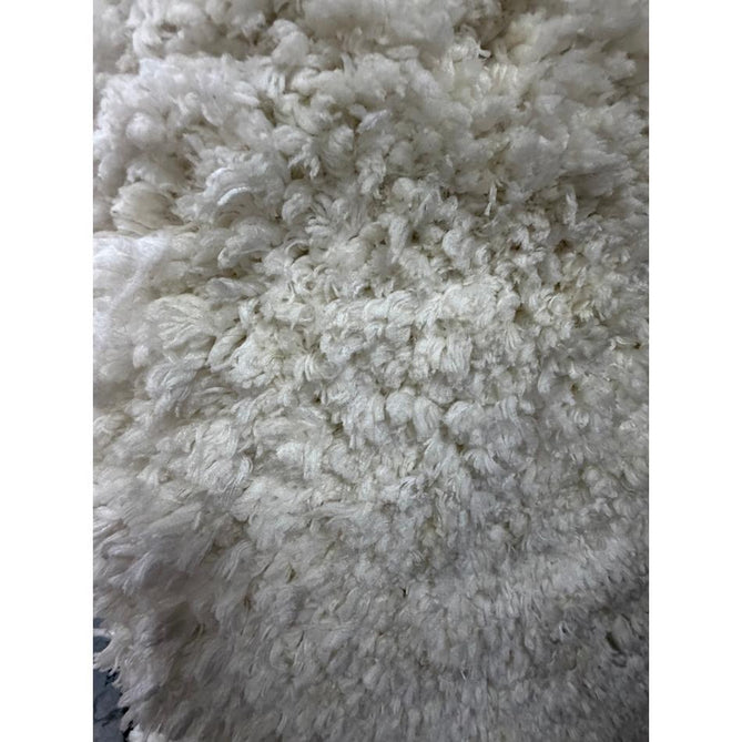 Barnaby Super Plush Heavyweight High-Density Luxury Hand-Woven Super Soft-Touch High-Pile Plain Polyester Shaggy Off White Rug