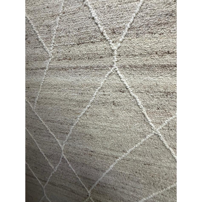 Noah Moroccan Berber Boho Tribal Hand-Woven Textured Wool Natural Rug