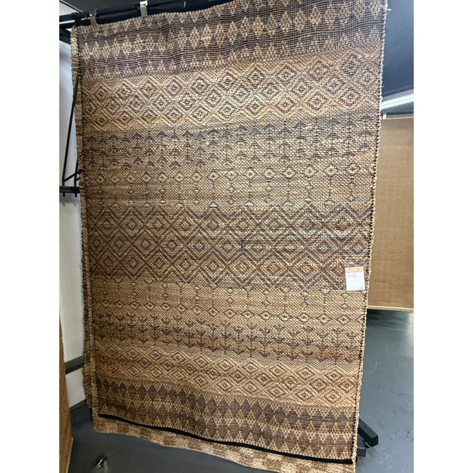 Asher Jute Flatweave Natural/Black Rug