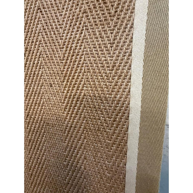 Bordo Herringbone Jute Flatweave Natural/Linen/Cream runner
