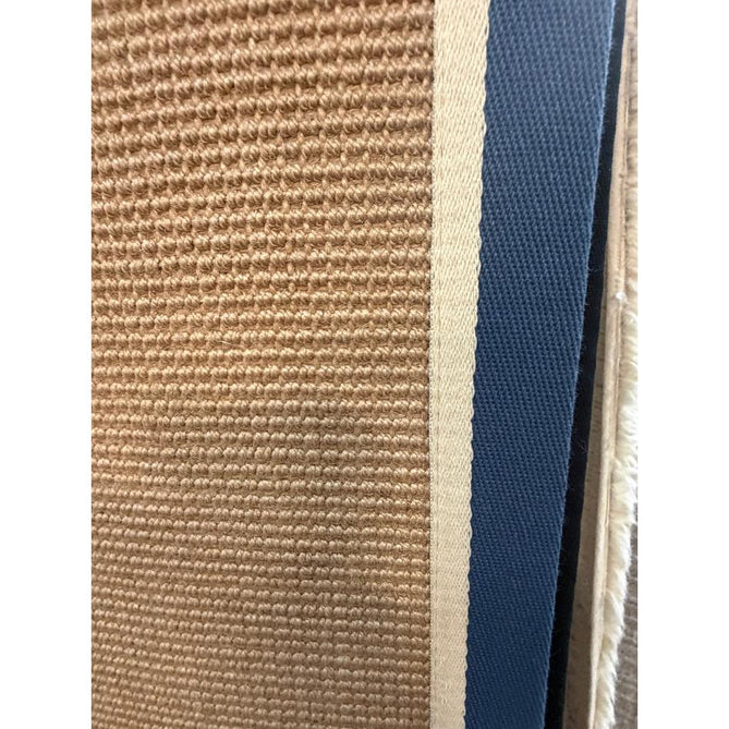 Bordo Boucle Jute Flatweave Natural/Blue/Cream Rug
