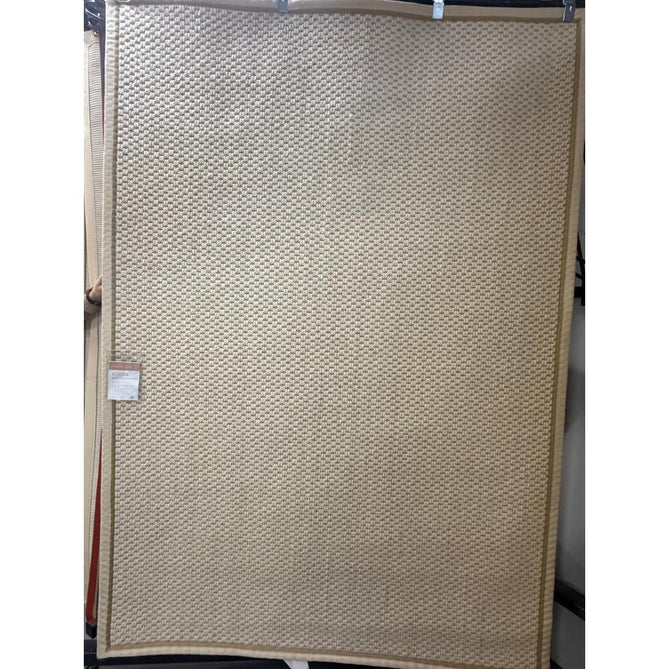 Korra Double Loop Jute & Wool Blend Flatweave Natural/Cream/Linen Rug