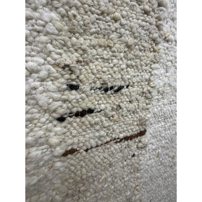 Napa Tumbla Modern Plain Block Organic Hand-Woven Textured Wool Loop Pile Natural Beige/Sandstone Rug