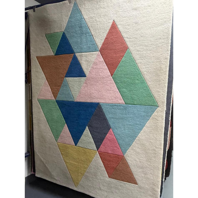 Reef RF18 Triangle Modern Geometric Hand-Woven Multicolour Rug