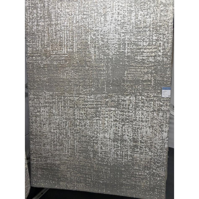 Torino Modern Abstract Distressed Shimmer Tonal Textured Hi-Low Soft Wool Loop & Viscose Flatweave Natural Beige/Cream/Taupe Grey Rug
