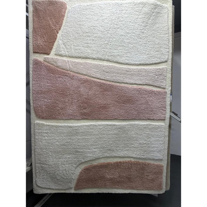 Horizon Modern Plain Abstract Plush Soft-Touch Hand-Carved Hi-Lo Tonal Polyester Clay Rug