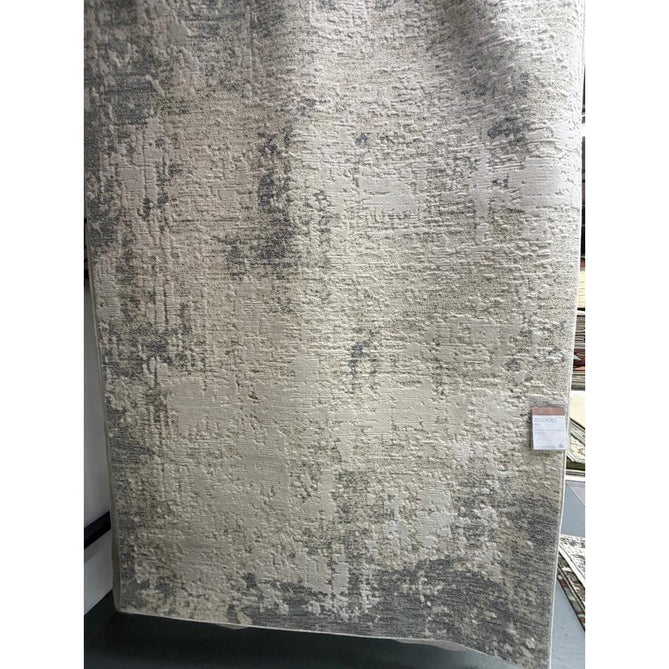 Anders AN01 Modern Abstract Distressed Space-Dyed Shimmer Soft Raised Textured Low Profile Short Pile Polyblend Ivory/Grey/Beige/Taupe Rug