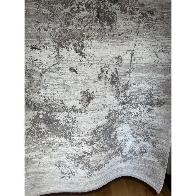Bellagio 2790 Modern Abstract Marbled Distressed Metallic Shimmer Soft Textured Ultra High-Density Low Profile Short Pile Beige Rug