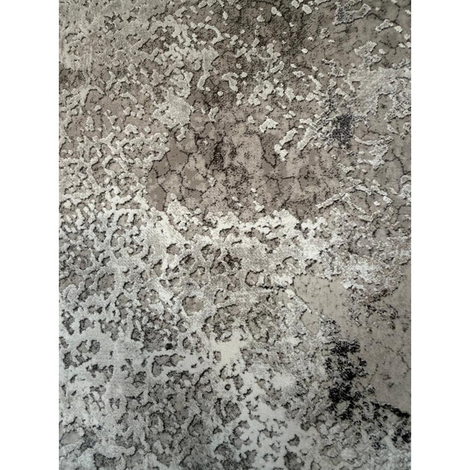 Bellagio 9196 Modern Abstract Marbled Distressed Metallic Shimmer Soft Textured Ultra High-Density Low Profile Short Pile Beige Rug
