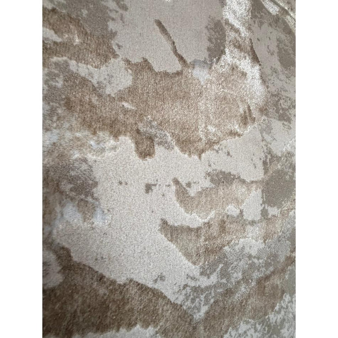 Tidal TL982 Modern Abstract Distressed Metallic Shimmer Soft Smooth Textured Polyester Low Profile Short Pile Beige/Cream/Earth Rug